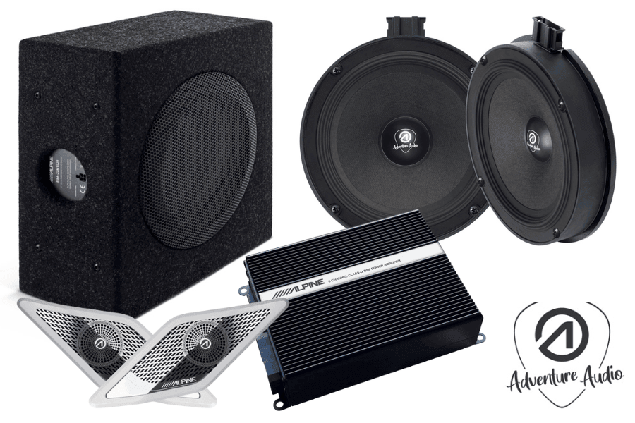 Alpine Adventure Audio Upgrade Package for VW Crafter 2, MAN TGE, Grand California (2017 Onwards)