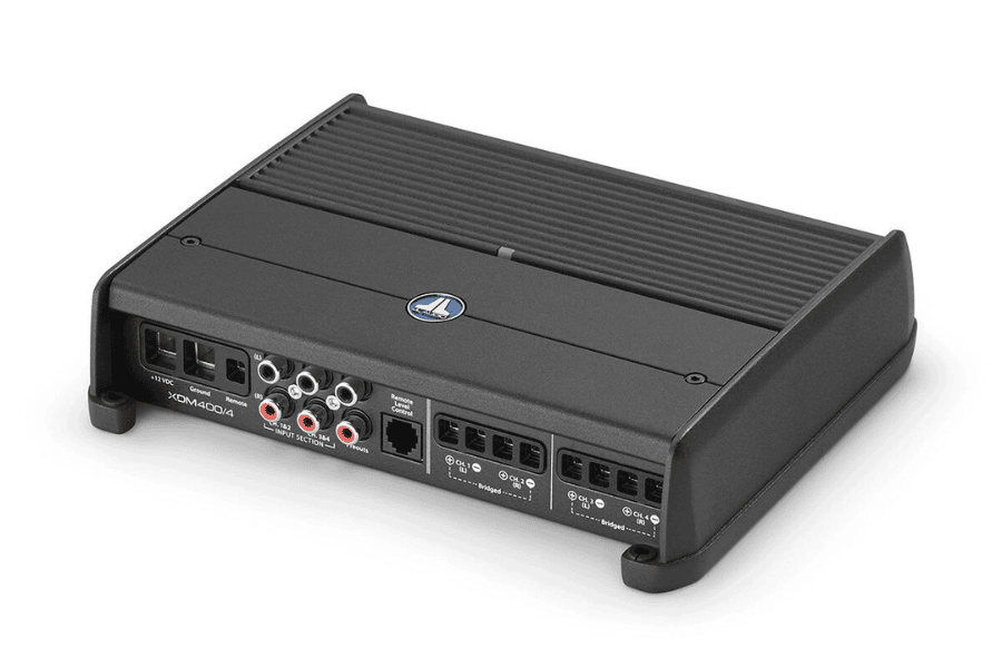 JL Audio XDM400/4 4-Channel Class D Full-Range Car and Marine Amplifier | 400W
