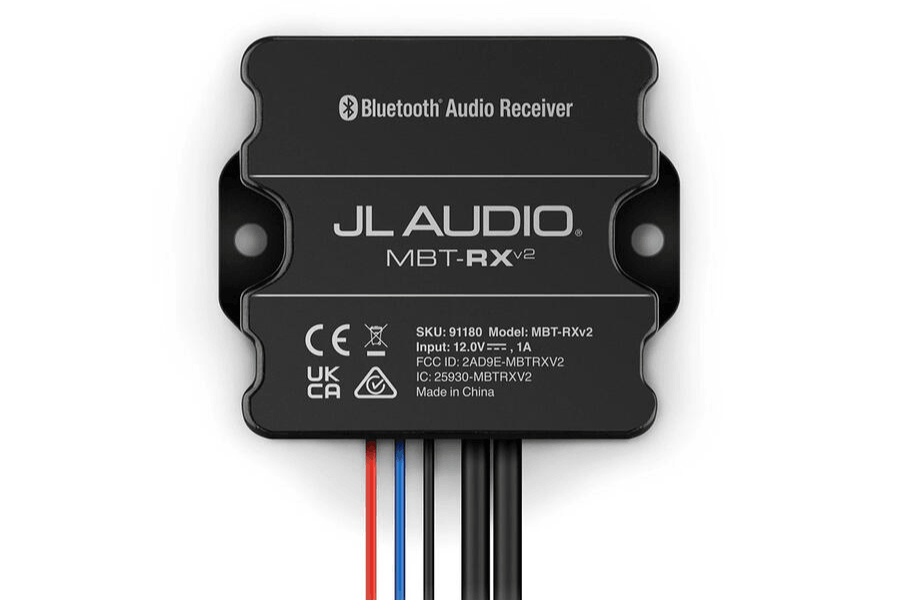JL Audio MBT-RXv2 Water-resistant Audio Receiver with Bluetooth® Wireless Technology
