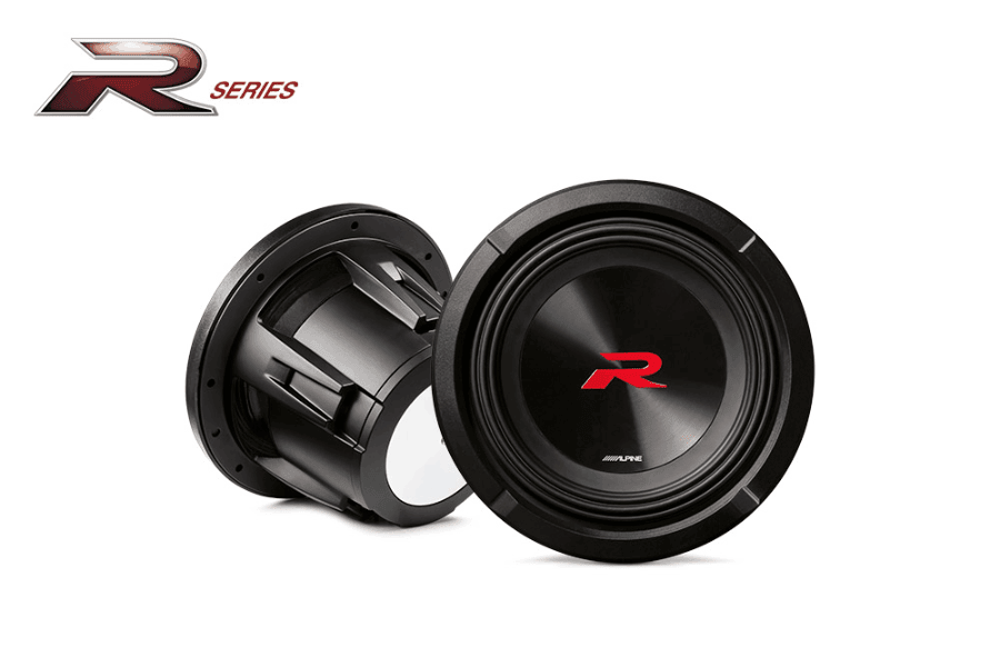 Alpine R2-W8D4 R Series 8" (20cm) 1000 Watt Subwoofer with dual 4-Ohm voice coils 