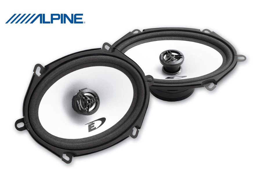 Alpine SXE-5725S 5x7” 2-Way Coaxial Car Speakers | 35W RMS
