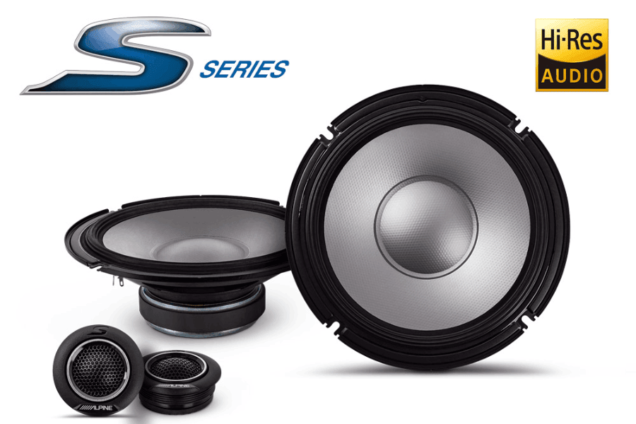Alpine S2-S80C S-Series 8" (20cm) 2-Way Component Car Speakers | 260W