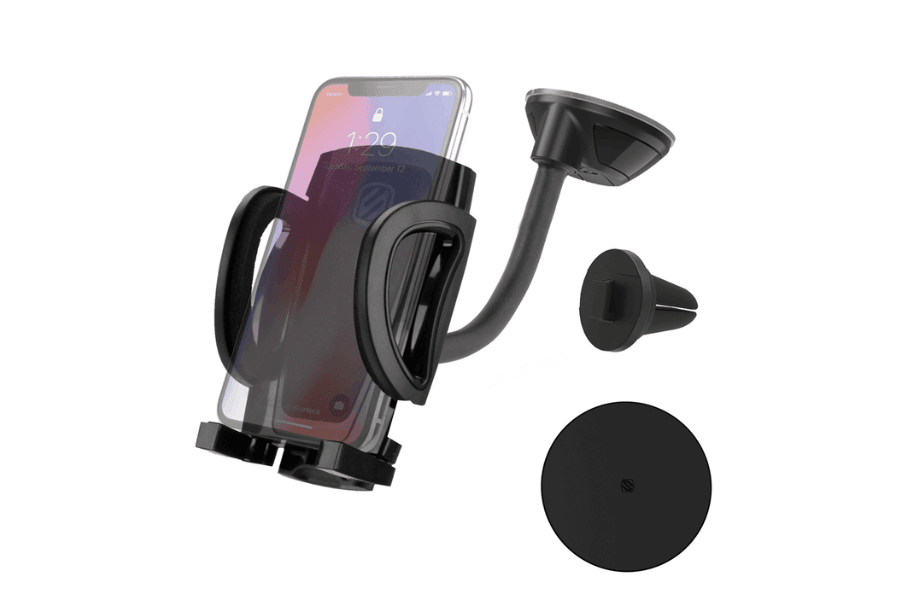 Scosche StuckUp™ 4-in-1 Universal Mounting Kit – Window, Dash, Vent & Cup Holder