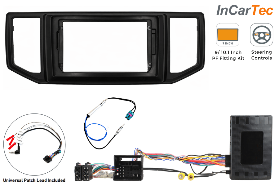 VW Crafter (2017-2023) 9-inch Perfect Fit Stereo Fitting Kit (With Steering Controls)