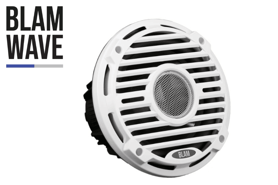 BLAM Wave 10 Inch (250mm) 400W Marine and Motorsport Subwoofer | White