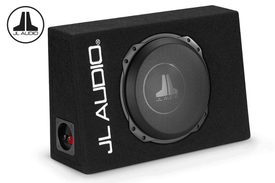 JL Audio CS110TG-TW3 10" TW3 Sealed Truck Enclosed Subwoofer with Steel Mesh Grille – 400W RMS