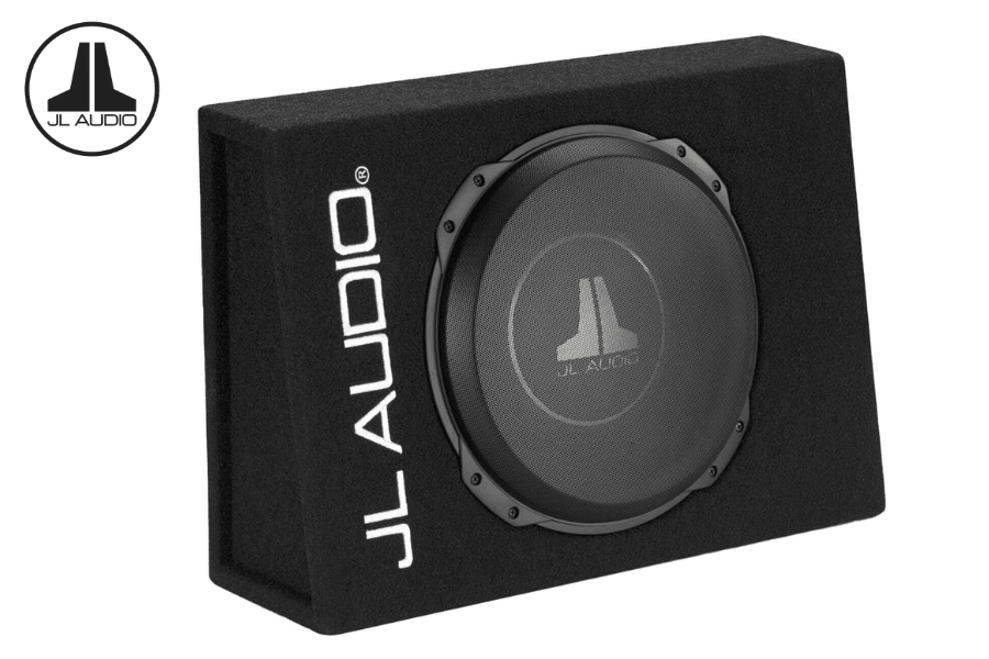 JL Audio CS112TG-TW3 12" TW3 Sealed Truck Enclosed Subwoofer with Steel Mesh Grille – 400W RMS