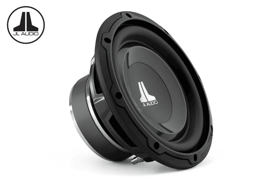 JL Audio 8W1v3-4 8" (200mm) Shallow-Mount Subwoofer | 4 Ohm  