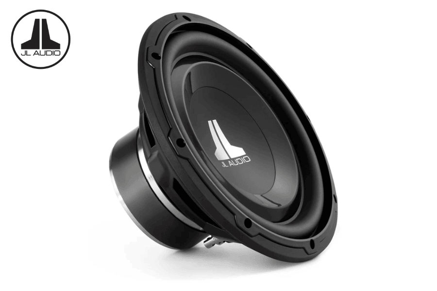 JL Audio 10W1v3-4 10" (250mm) Shallow-Mount Subwoofer | 4 Ohm  