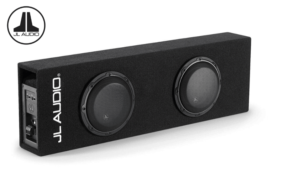 JL Audio ACP208LG-W3v3 Dual 8" MicroSub+ Active Subwoofer with Built-In 500W Amplifier