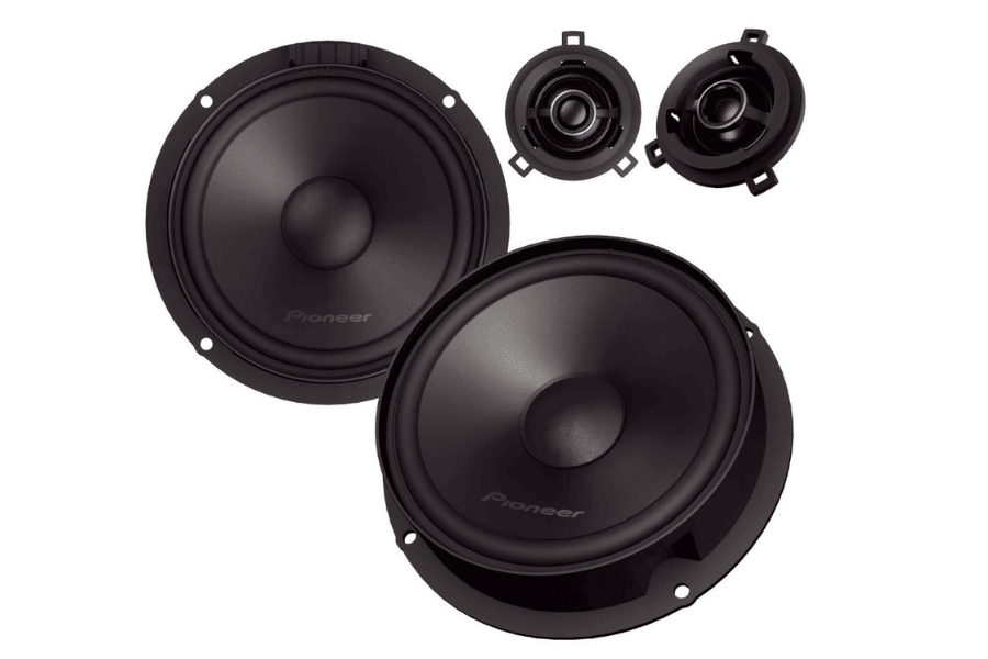 Pioneer TS-Q160C-VW 16.5cm Perfect Fit Component Speakers for Volkswagen, Seat and Skoda
