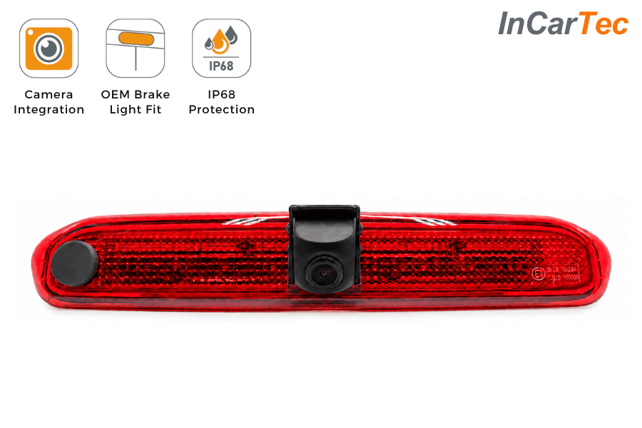 Mercedes Citan, T-Class, Renault Kangoo & Nissan Townstar Barn Door Brake Light Reversing Camera