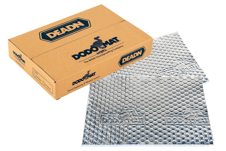 Dodo Mat DEADN Hex 1.8mm Sound Deadening Mat – 20 Sheets (1.8m² Coverage)