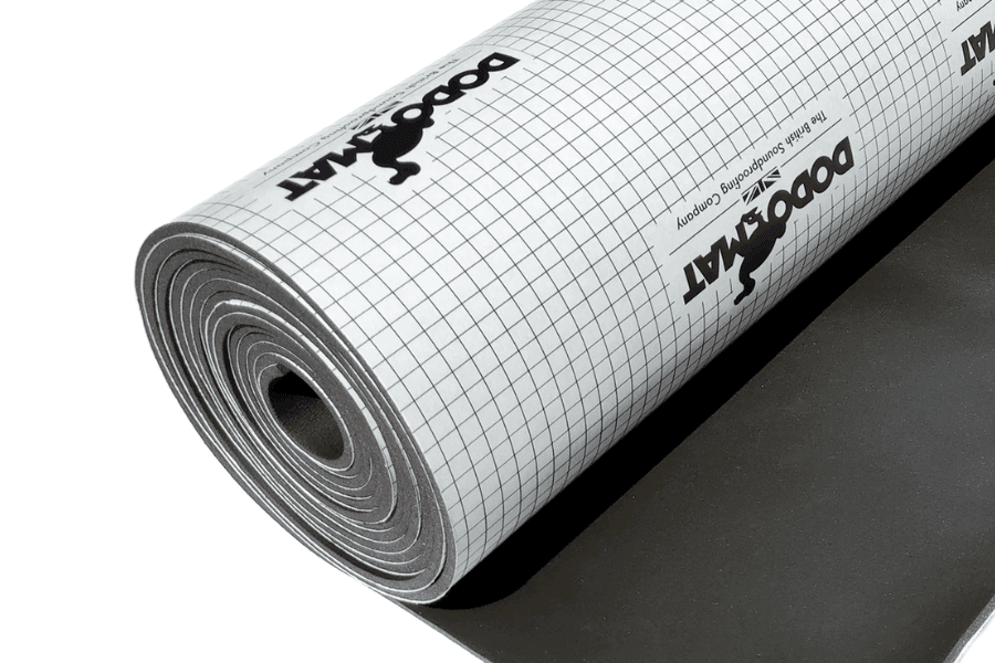 Dodo Mat DEAD-EZY Liner 5mm Car Van Sound Proofing Insulation Foam Roll (2.5m² Coverage)