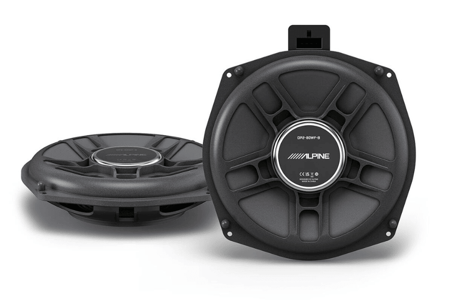 Alpine DP2-80WF-B 8 Inch/ 20cm BMW 3/4 Series Underseat Subwoofers