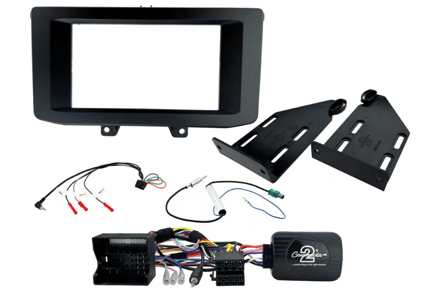 Scania NextGen (2016 Onwards) Double DIN Stereo Fitting Kit with Steering Controls