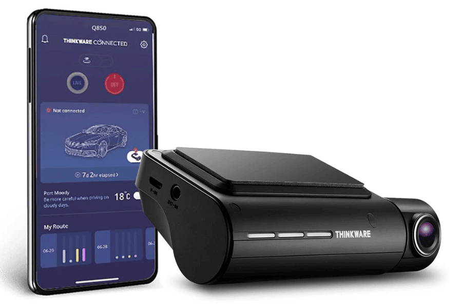 Thinkware Q850 PRO 2K QHD Front Dash Cam with GPS, Wi-Fi and 64GB Card