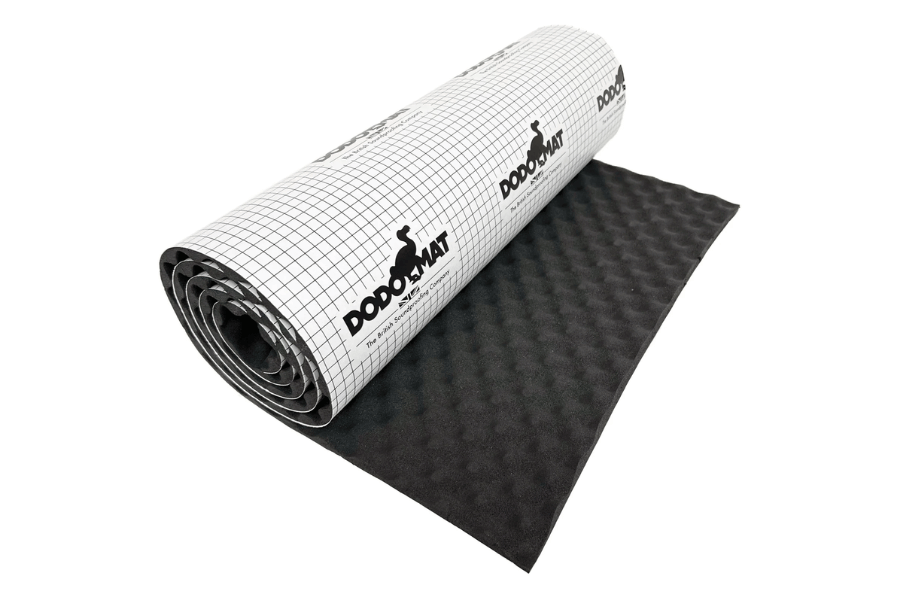 Dodo Mat DEAD-EZY Wave Liner 8mm Self-Adhesive Acoustic Foam Roll – 1m²
