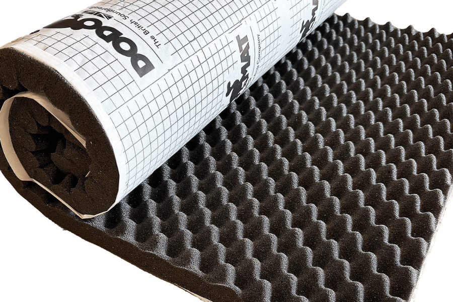 Dodo Mat Acoustic Liner 35mm Self-Adhesive Sound-Absorbing Foam Sheet (0.5m² Coverage)