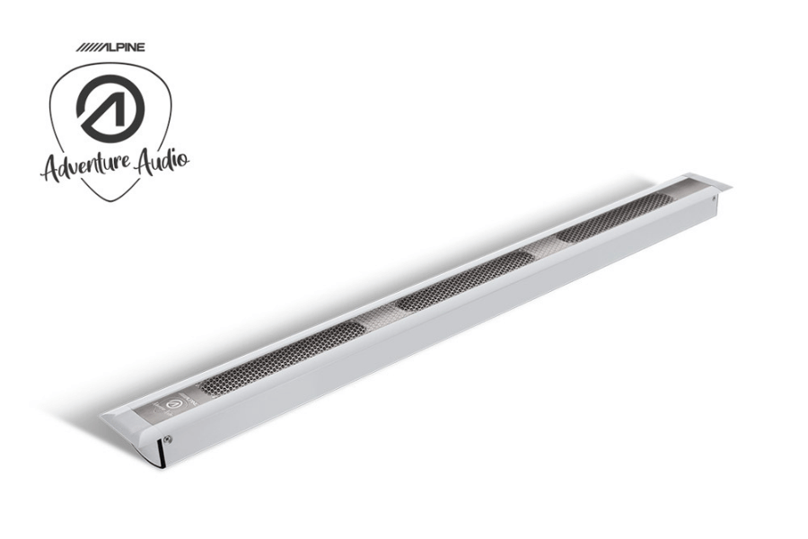 Alpine SPC-L500F Adventure Audio Flush-Mount Motorhome Speaker (530mm Long / Silver)