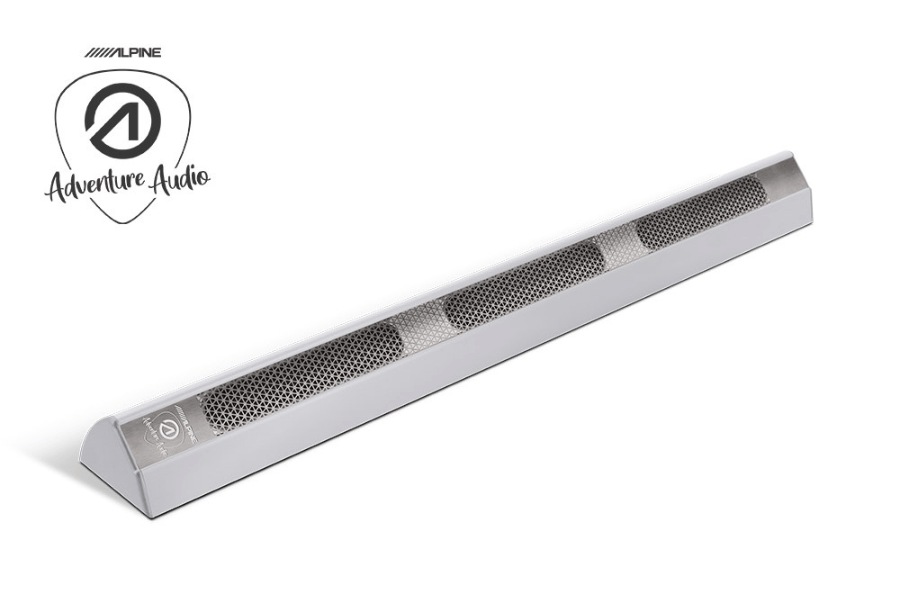 Alpine SPC-L500S Adventure Audio Surface-Mount Motorhome Speaker (530mm Long / Silver)