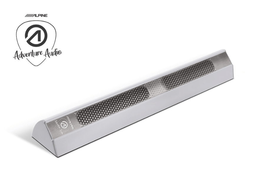 Alpine SPC-L350S Adventure Audio Surface-Mount Motorhome Speaker (356mm Long / Silver)