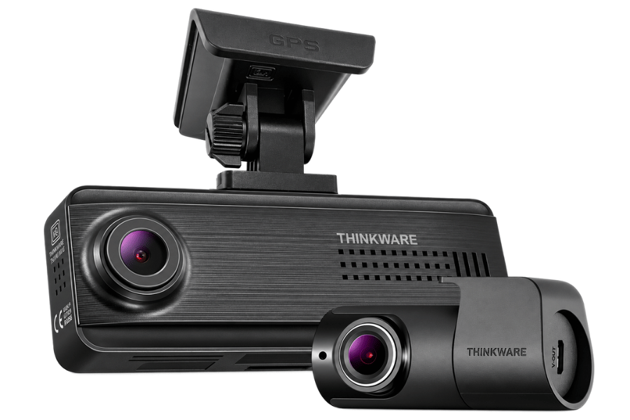 Thinkware Q200 Front & Rear Dash Cam with GPS Mount and 32GB Card