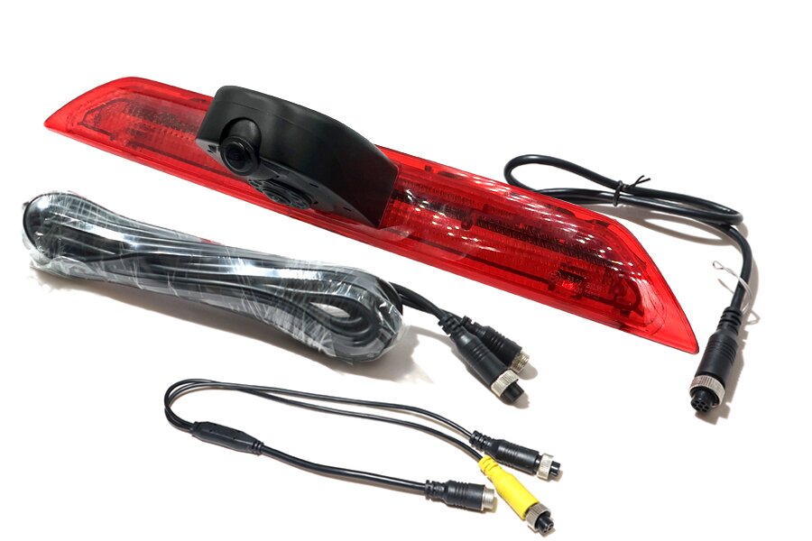 Ford Transit MK8 dual lens brake light camera cables and connections