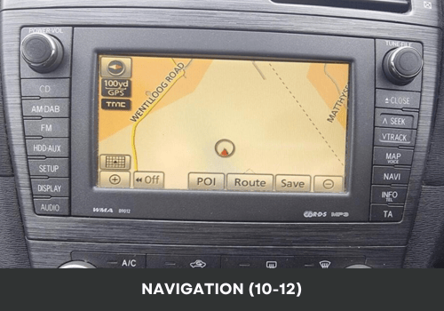 TOY-AVE-05- Toyota Navigation (09-12)