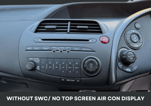 HON-CIV-08 -  No SWC/ No Top Air Con Display)