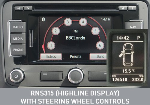 VW-RNS315 (HIGHLINE DISPLAY)